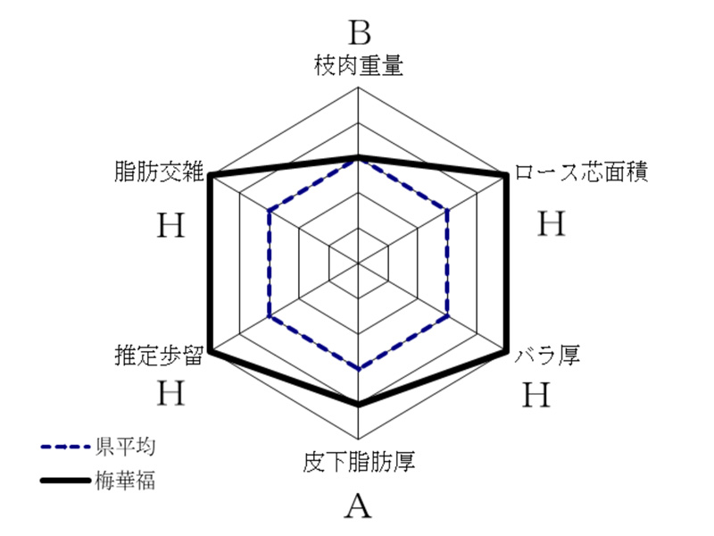 育種価情報(R7.6分析) 梅華福(うめはなふく)KN-652