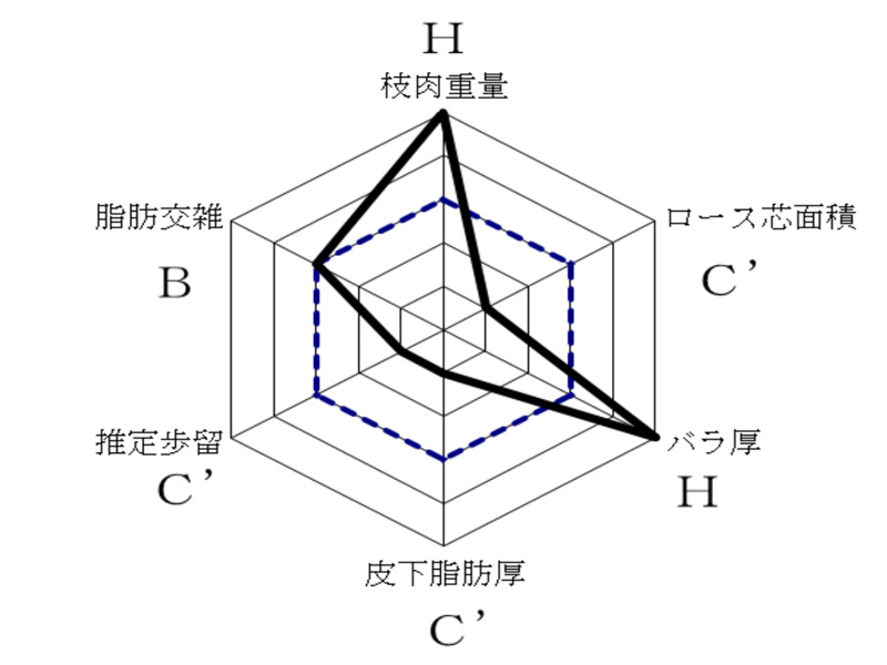 育種価情報(R7.6分析) 金華勝(かねはなかつ)KN-676