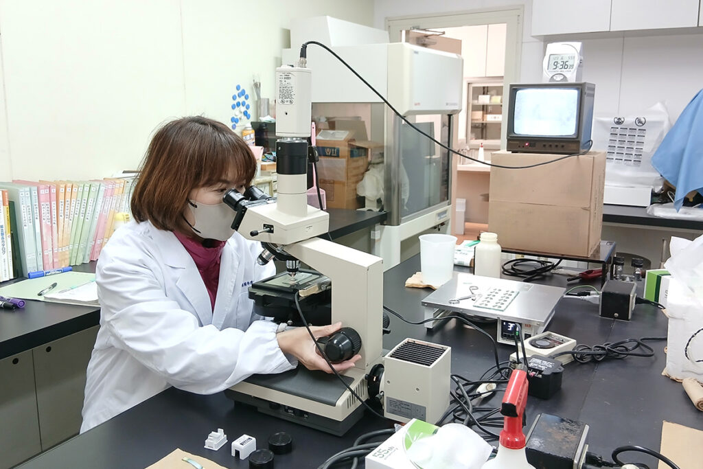 精液処理(顕微鏡による観察)